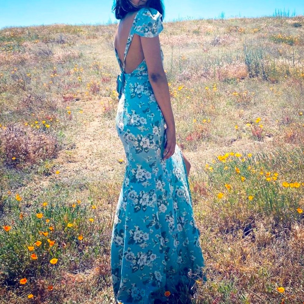 Reformation maxi length dress
